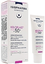 Fragrances, Perfumes, Cosmetics Protective Anti-Scar Repair Cream SPF 50+ for Irritated & Damaged Skin - Isispharma Keloplast Scars SPF 50+ Repairing Cream