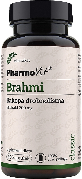 Dietary Supplement 'Brahmi' - Pharmovit Classic — photo N1