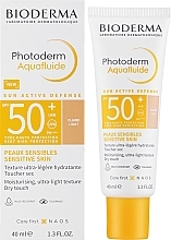 Sunscreen Foundation - Bioderma Photoderm Aquafluide SPF50+ — photo N1