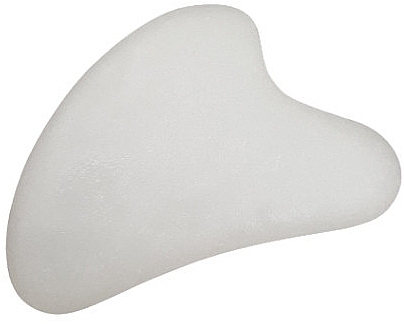 Gua Sha Massager, white matte jade - Deni Carte Gua Sha — photo N1