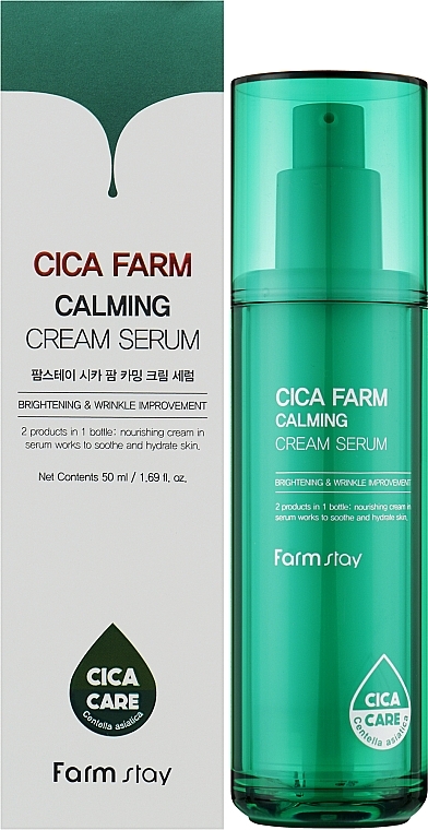 Face Cream Serum - Farm Stay Cica Farm Calming Cream Serum — photo N2