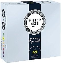 Fragrances, Perfumes, Cosmetics Latex Condoms, size 49, 36 pcs - Mister Size Extra Fine Condoms