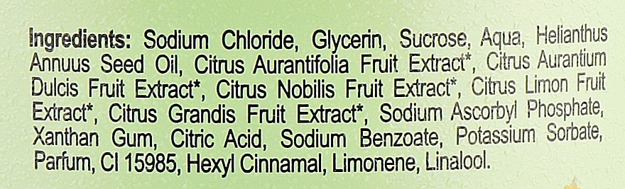 Body Scrub "C+Citrus" - Planeta Organica C+Citrus Body Scrub — photo N5