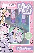 Set - Martinelia My Best Friends Purse & Lip Set (l/gloss/2x8ml + purse) — photo N1