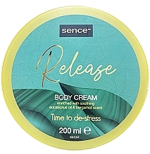 Body Cream with Eucalyptus & Bergamot Oils - Sence Wellness Release Body Care — photo N1