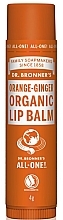 Fragrances, Perfumes, Cosmetics Lip Balm "Orange and Ginger" - Dr. Bronner’s Orange & Ginger Lip Balm