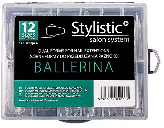 False Nails - Claresa Stylistic Salon Sistem Dual Form Ballerina — photo N1
