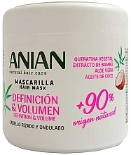 Hair Mask - Anian Natural Definition & Volume Hair Mask — photo N2