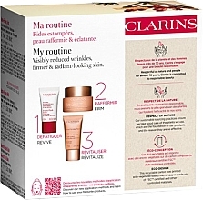 セット - Clarins Firming & Anti-Wrinkle Essentials Set (d/cr/50ml + n/cr/15ml + b/balm/15ml) — photo N3