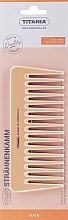 Fragrances, Perfumes, Cosmetics Comb 14 cm, light orange - Titania