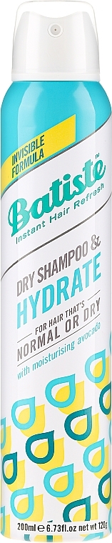 Dry Shampoo - Batiste Dry Shampoo Hydrating — photo N2