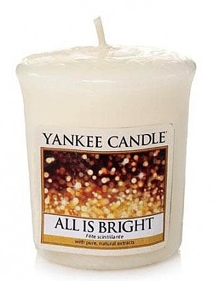 Scented Candle - Yankee Candle All is Bright — photo N1