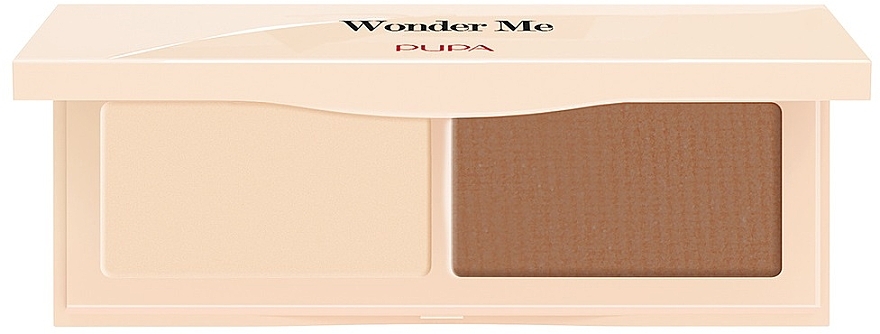 Facial Contour Palette - Pupa Wonder Me Natural Sculpt Contouring Face Powder Duo — photo N1