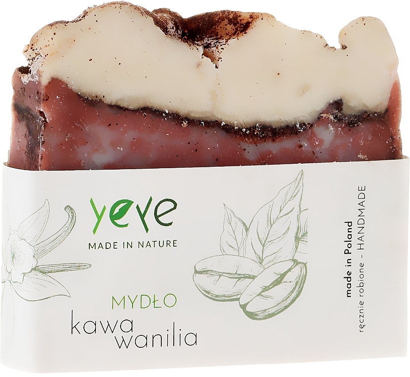 100% Natural Soap "Coffee and Vanilla" - Yeye Natural Coffee and Vanilla Soap  — photo N3