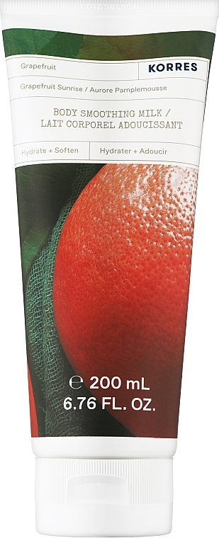 Smoothing Body Milk "Grapefruit" - Korres Grapefruit Sunrise Body Smoothing Milk — photo N1