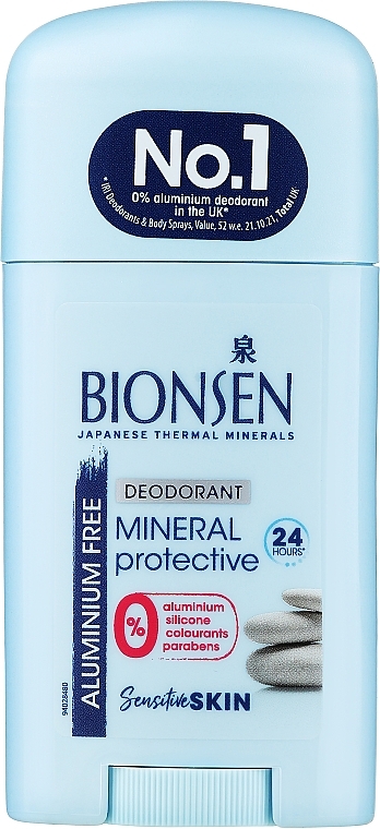 Mineral Protection Deodorant Stick - Bionsen Mineral Protective Sensitive Skin — photo N1