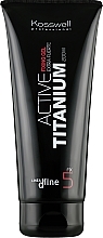 Strong Hold Gel with Wet Hair Effect - Kosswell Professional Dfine Active Titanium 5 — photo N1