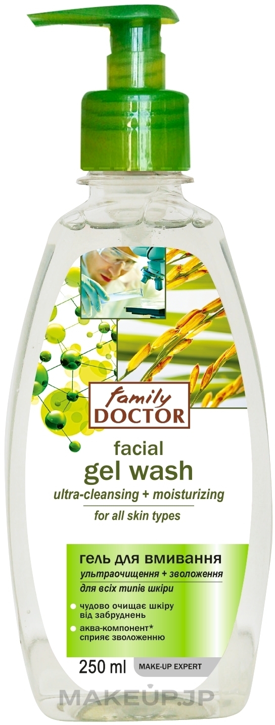 Face Cleansing Gel for All Skin Types "Ultra-Cleansing + Hydration" - Family Doctor — photo 250 ml