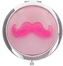 Cosmetic Mirror, 85697 "Lusterko Kompaktowe", pink - Top Choice — photo N1