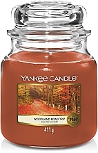 Scented Candle in Jar - Yankee Candle Woodland Road Trip — photo N1