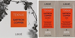 Sample Set - Lakme Teknia Color Refresh Saffron Copper (sh/10ml + mask/10ml) — photo N2