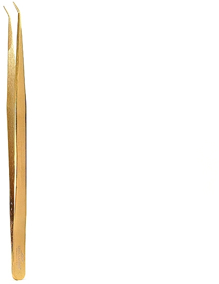 40° Curved Tweezers, 016, gold - Lena Lashes — photo N2