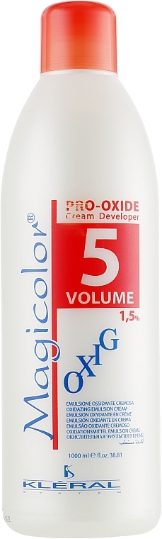 Oxidizing Emulsion 1,5 % - Kleral System Coloring Line Magicolor Cream Oxygen-Emulsion — photo N1