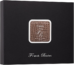 Fragrances, Perfumes, Cosmetics Franck Boclet Cedre - Set