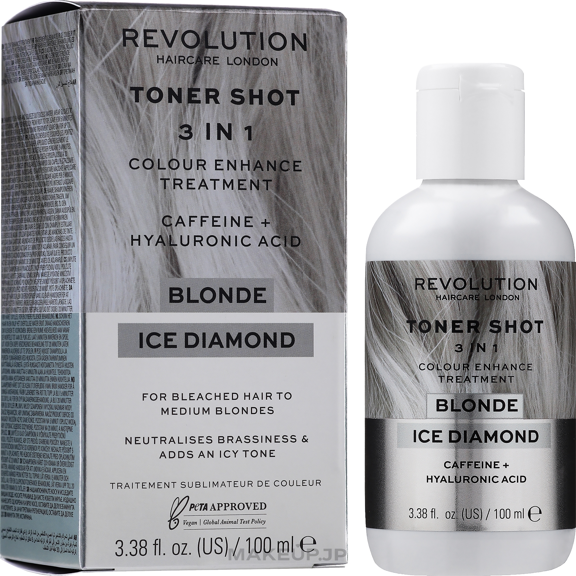 Hair Toner - Makeup Revolution Hair Care Toner Shot  — photo Blonde Ice Diamond