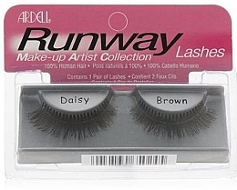 Flase Lashes - Ardell Runway Daisy Brown Eyelashes — photo N2