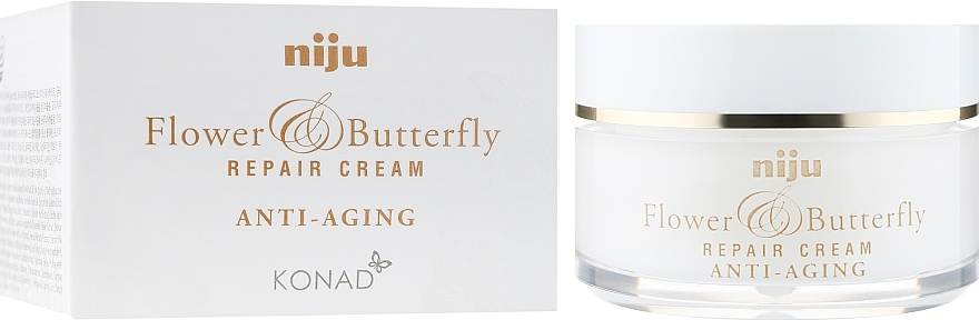 Anti-Aging Face Cream with Adenosine & Niacinamide - Konad Niju Flower & Butterfly Repair Cream — photo N2