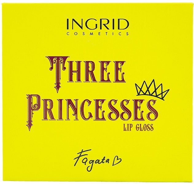 Ingrid Cosmetics x Fagata Three Princesses Lip Gloss (lip/gloss/3x4ml) - Lip Gloss Set — photo N2