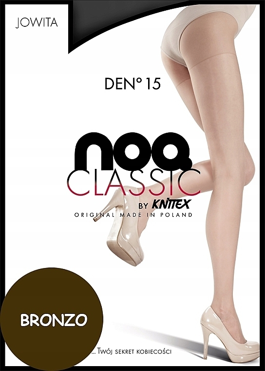 Tights 'Jowita', 15 Den, bronzo - Knittex — photo N1