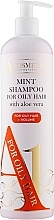 Mint Shampoo for Oily Hair - A1 Cosmetics Mint Shampoo For Oily Hair With Aloe Vera + Volume — photo N1