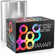 Fragrances, Perfumes, Cosmetics Hairdressers Foil Coll, 487 metres - Framar Large Roll Medium Star Struck Silver