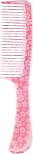 Fragrances, Perfumes, Cosmetics Hair Comb 21.6 cm, 9811, pink - Donegal Floral Hair Comb