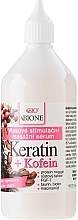 Hair Serum - Bione Cosmetics Keratin + Caffeine Stimulating Massaging Hair Serum — photo N2