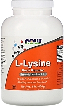 L-Lysine Pure Powder - Now Foods L-Lysine Pure Powder — photo N1