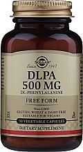 Dietary Supplement "Amino Acid Complex" 500mg - Solgar DLPA DL-Phenylalanine — photo N8