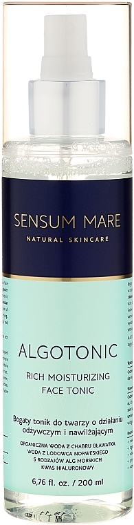 Moisturizing Face Tonic - Sensum Mare Algorich Rich Moisturizing Face Tonic — photo N3