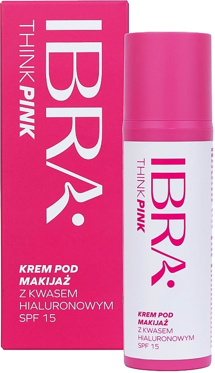 Makeup Cream with Hyaluronic Acid - Ibra Think Pink SPF15 — photo N1