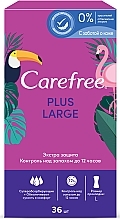 Fragrances, Perfumes, Cosmetics Panty Liners, 36 pcs. - Carefree Large Plus