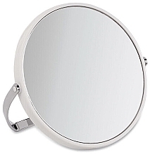 Fragrances, Perfumes, Cosmetics Round Table Mirror, white, 13 cm, x5 - Acca Kappa Mirror Bilux White Plastic X5