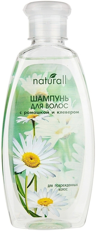 Chamomile & Clover Shampoo for Damaged & Colored Hair - Moy Kapriz Natural Spa — photo N1