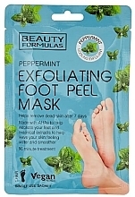 Peppermint Exfoliating Foot Mask - Beauty Formulas Peppermint Exfoliating Foot Peel Mask — photo N1