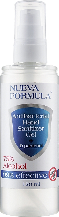 Hand Antiseptic with D-Pantehnol - Nueva Formula Antibacterial Hand Sanitizer Gel+D-pantenol — photo N7