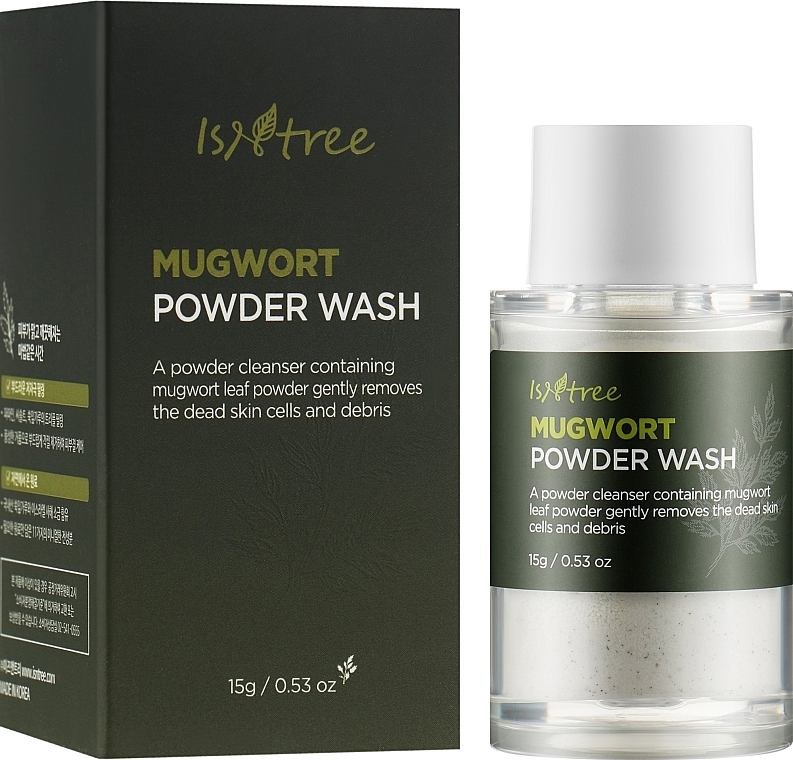 Isntree Mugwort Powder Wash - Mugwort Extract Enzyme Powder Cleanser  — photo N2