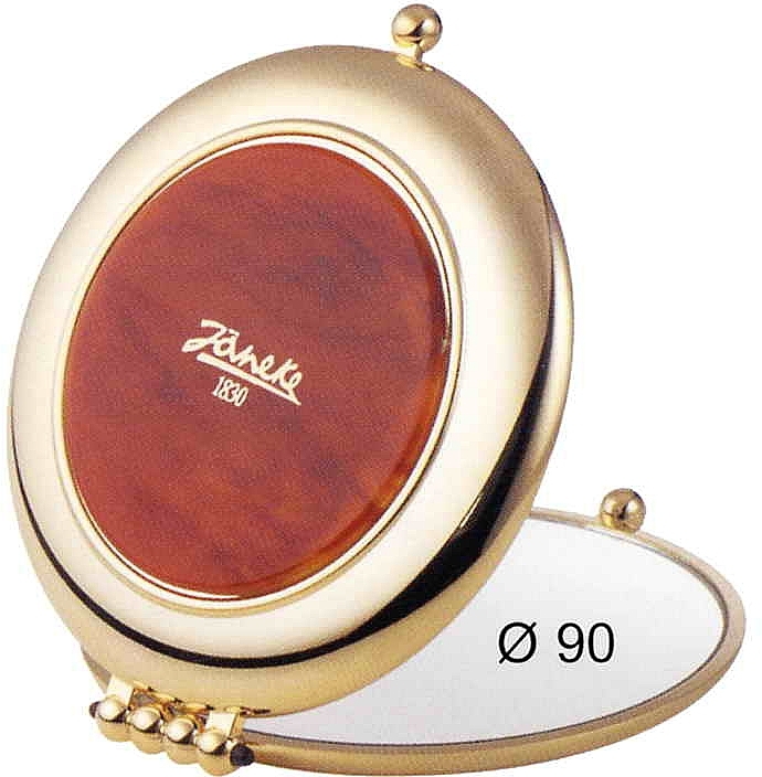 Pocket Mirror, magnification X3, 90mm - Janeke Gold Mirror — photo N1