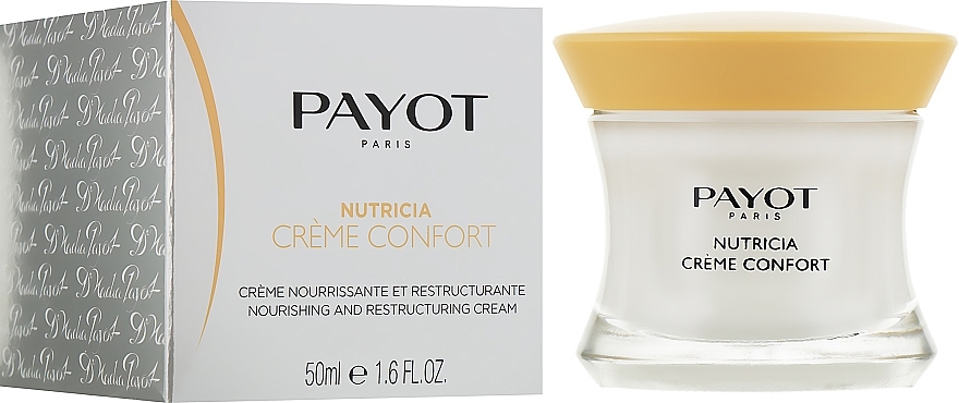 Nourishing and Restoring Cream for Dry Skin - Payot Nutricia Creme Confort Nourishing & Restructuring Cream — photo N2