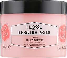 Body Butter "English Rose" - I Love English Rose Body Butter — photo N1